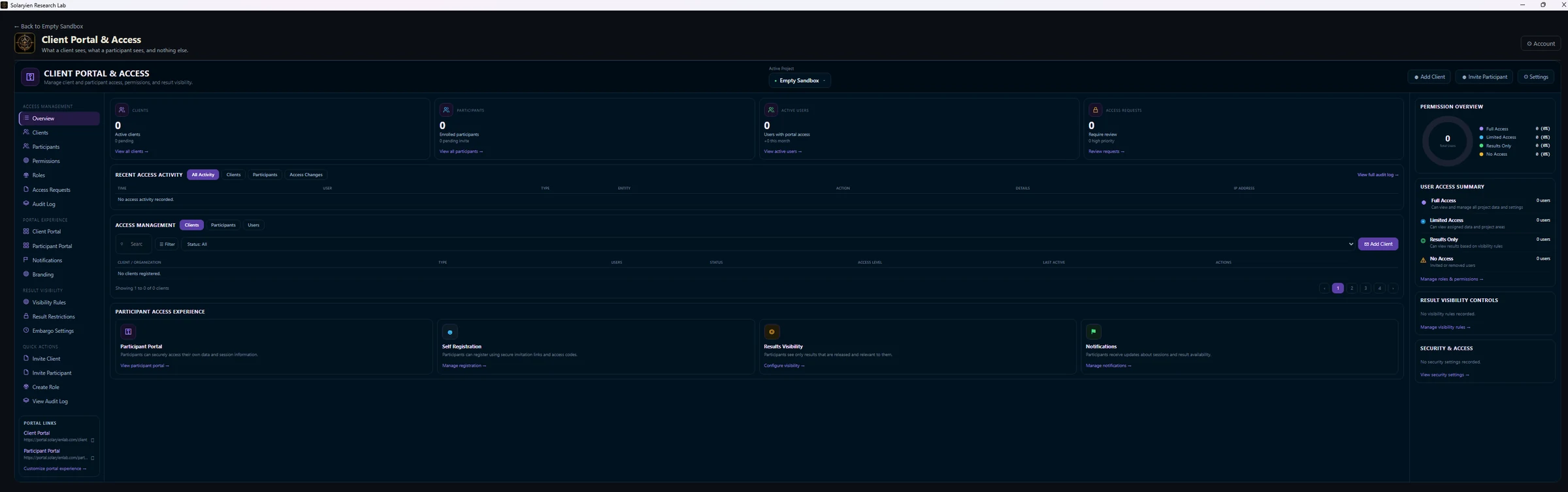 Client Portal & Access